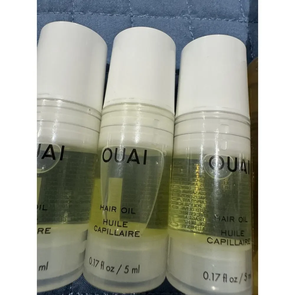 Lot of 4 Ouai Haircare Wave Spray 1.7 fl.oz and 3 Ouai Hair Oil .17 oz